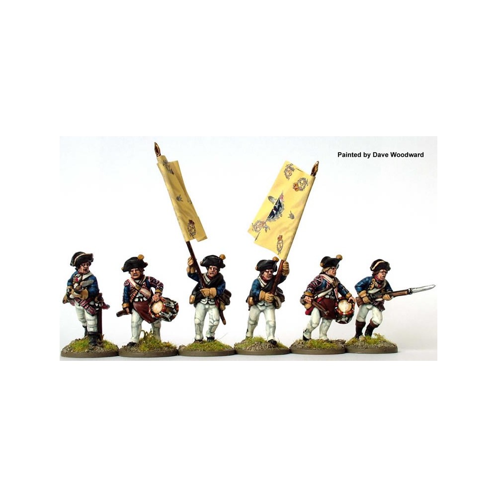 Hesse-Cassel Musketeer command charging