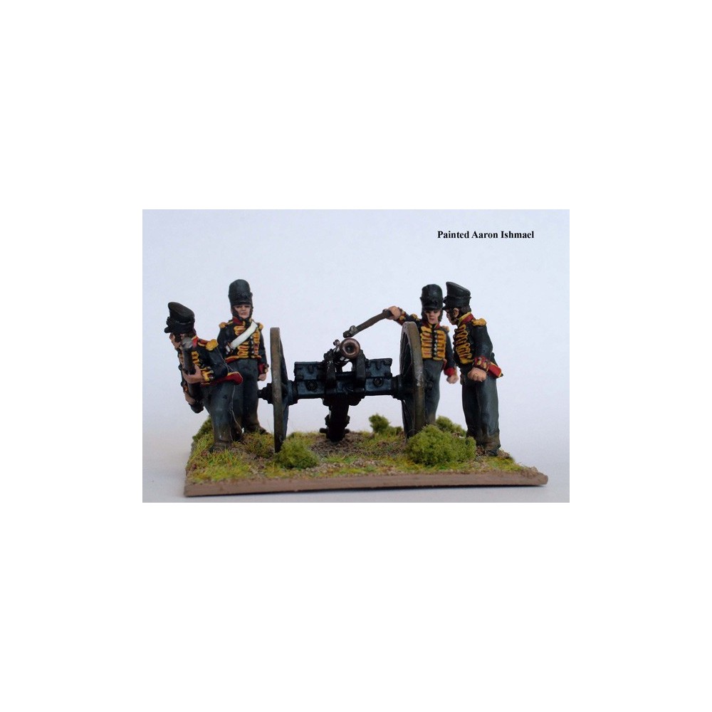 Hanoverian Foot Artillery firing 6 pdr (crew figures as above)