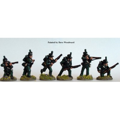 British 95th Riflemen skirmishing