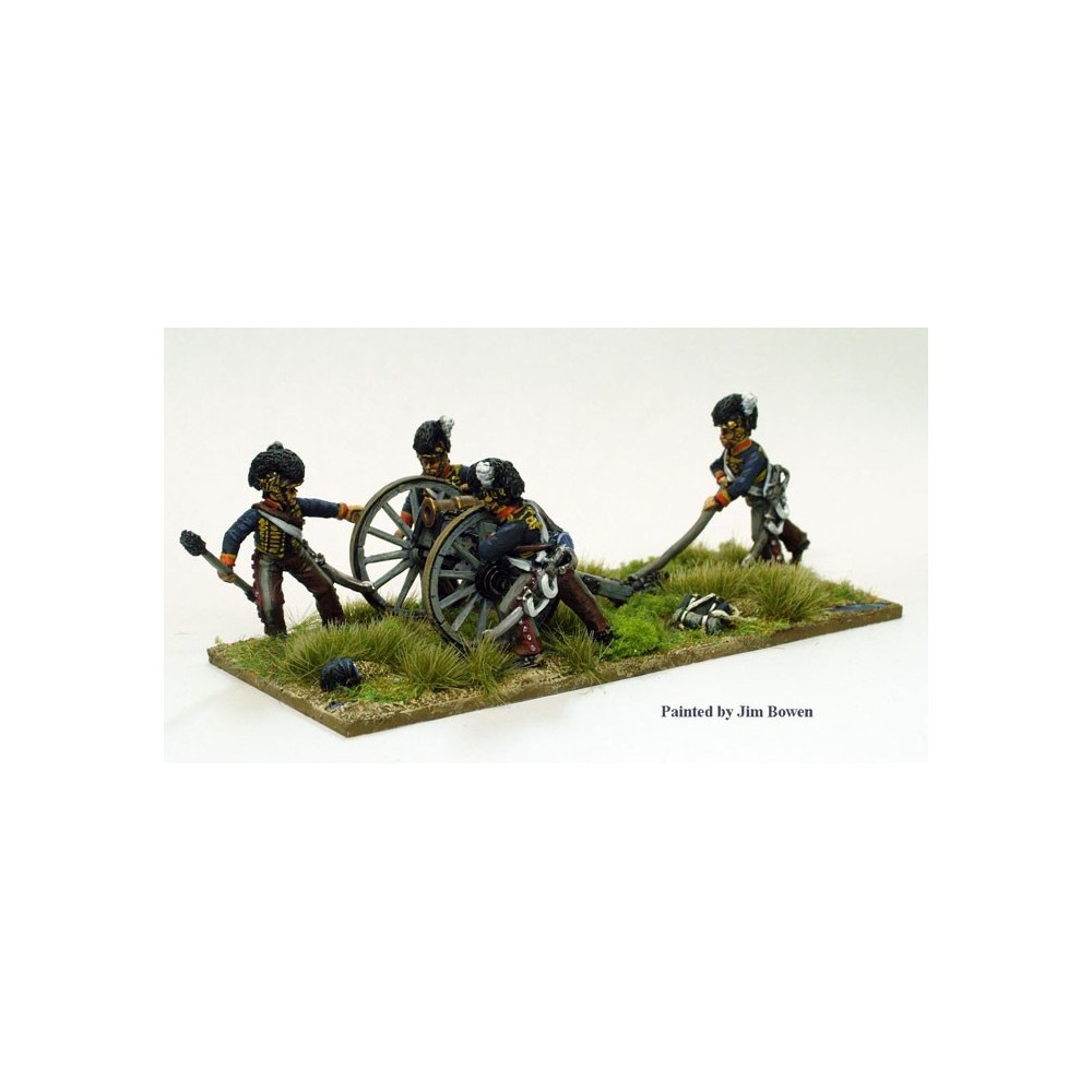 Royal Horse Artillery running-up 5.5 in. Howitzer