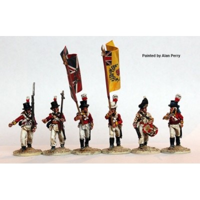 Command marching in ‘round hats’ and overalls 1801-08