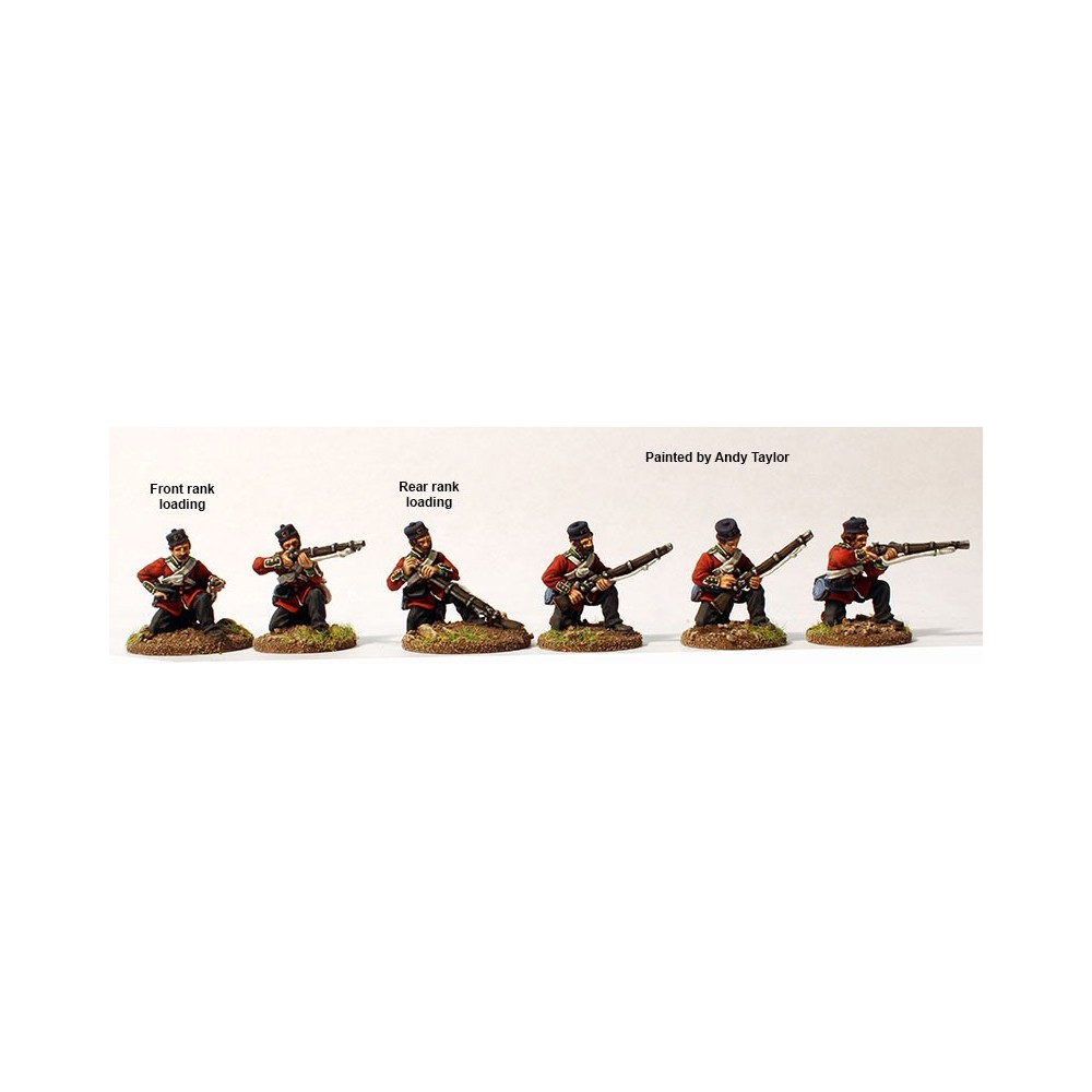 Line Infantry skirmish line kneeling