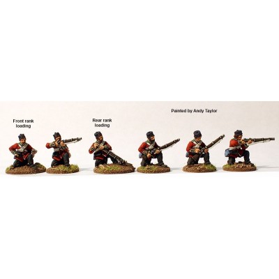 Line Infantry skirmish line kneeling