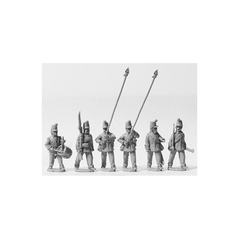 Line Infantry command marching