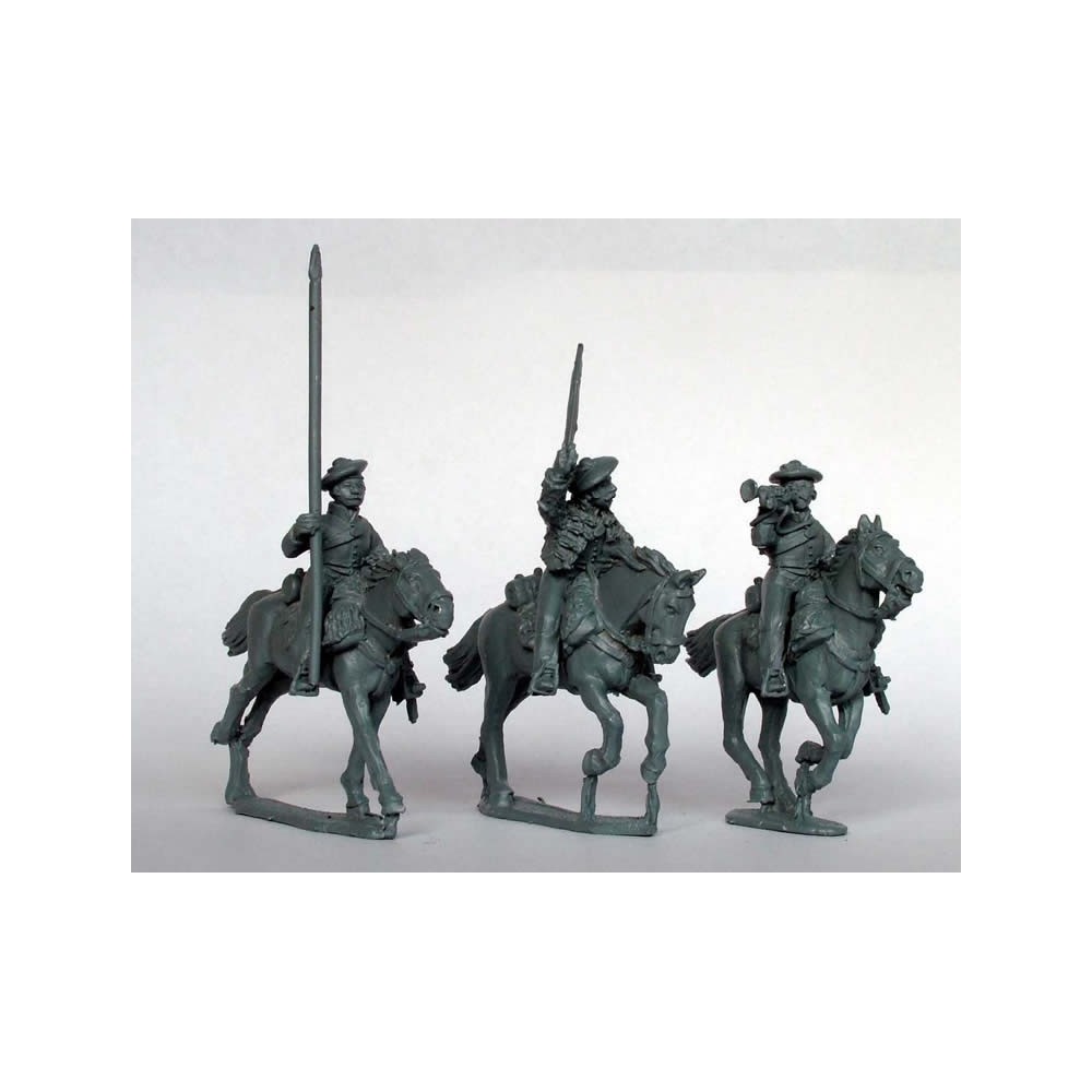 Cavalry command in shell jackets