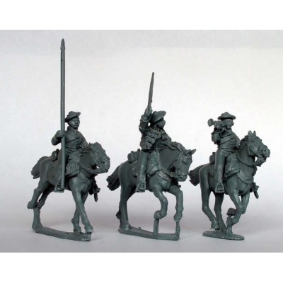 Cavalry command in shell jackets