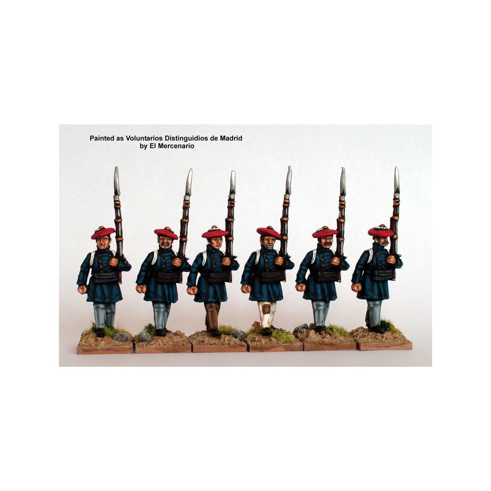 Infantry in frock coats marching