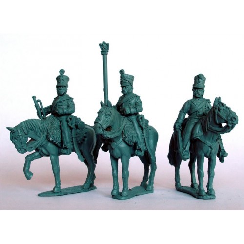 Chasseurs a Cheval  command on standing horses