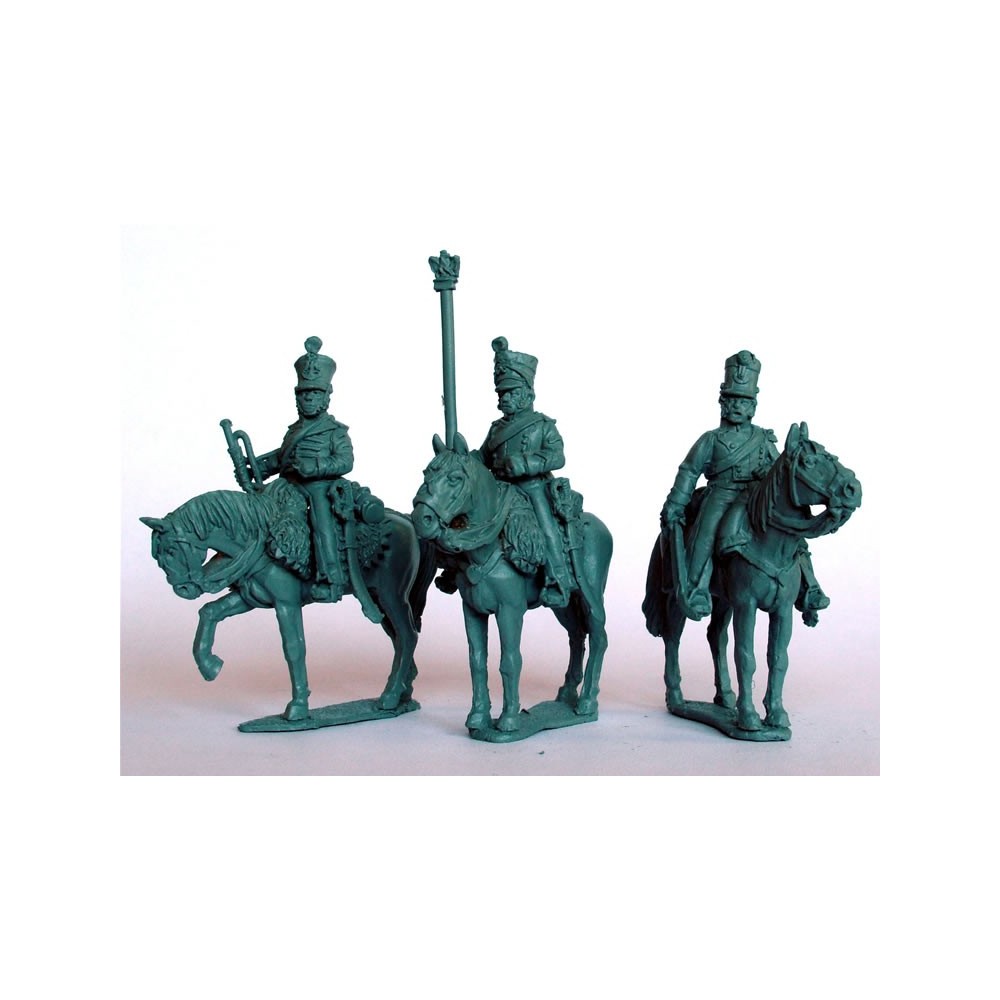 Chasseurs a Cheval  command on standing horses