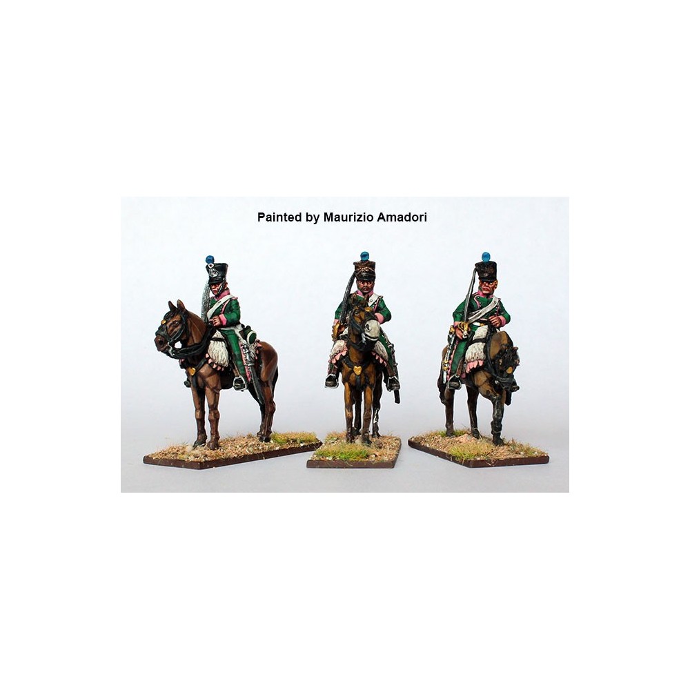 Chasseurs a Cheval  on standing horses