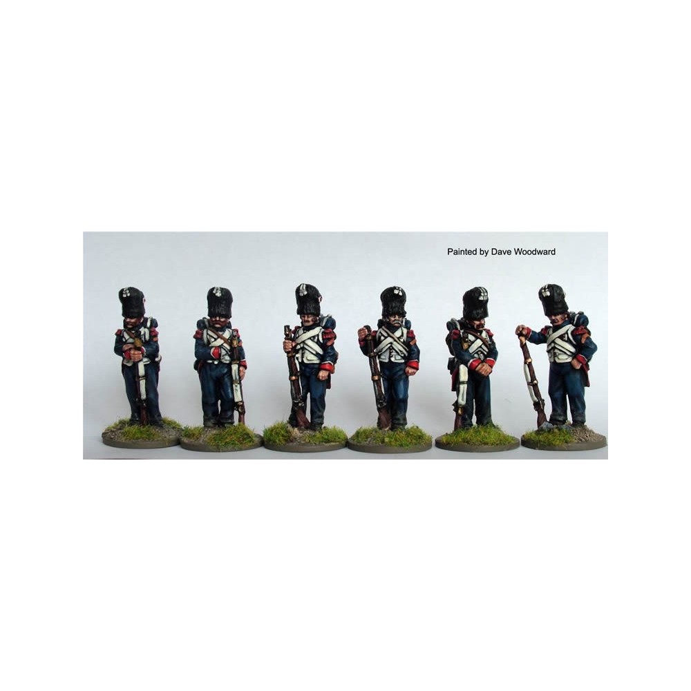 Chasseurs a Pied of the Imperial Guard standing casually  A