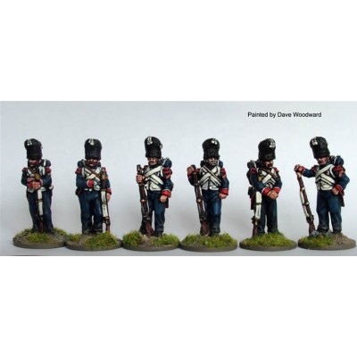 Chasseurs a Pied of the Imperial Guard standing casually  A