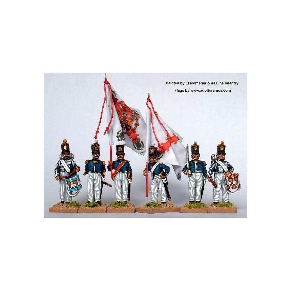 Infantry command standing