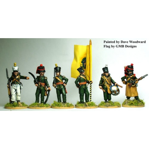 1st Nassau-Usingen regTÉ command standing