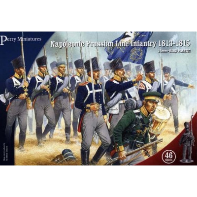 Plastic Napoleonic Prussian Line Infantry and Volunteer Jagers (46 figures)