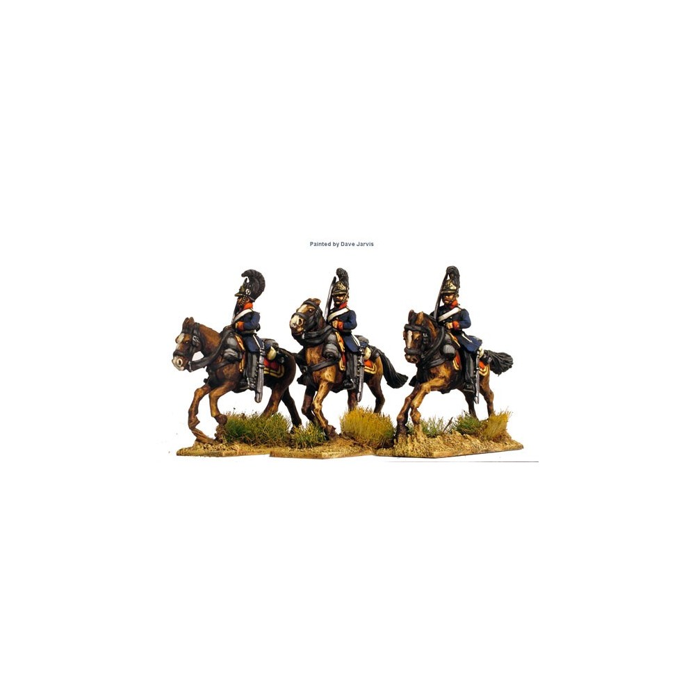 Cuirassiers in Litewka galloping