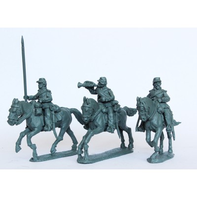 Brazilian Line cavalry command galloping