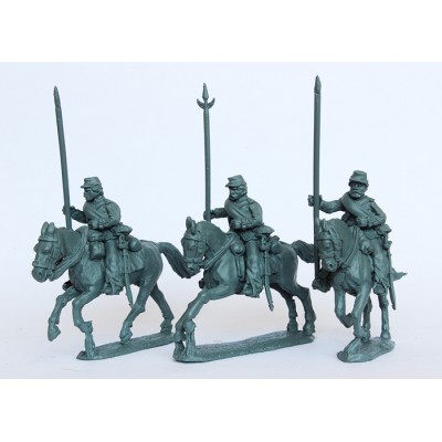 Brazilian Line Lancers galloping