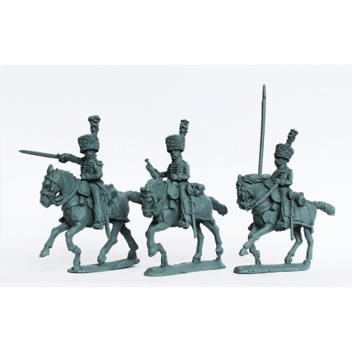 Horse Grenadiers of Fernando VII, command galloping (colpacks)