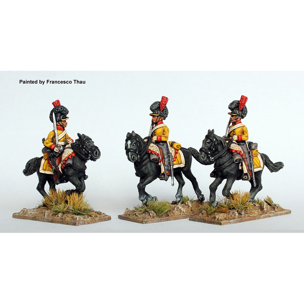 Dragoons of Olivencia, galloping, swords shouldered (Tarletons)