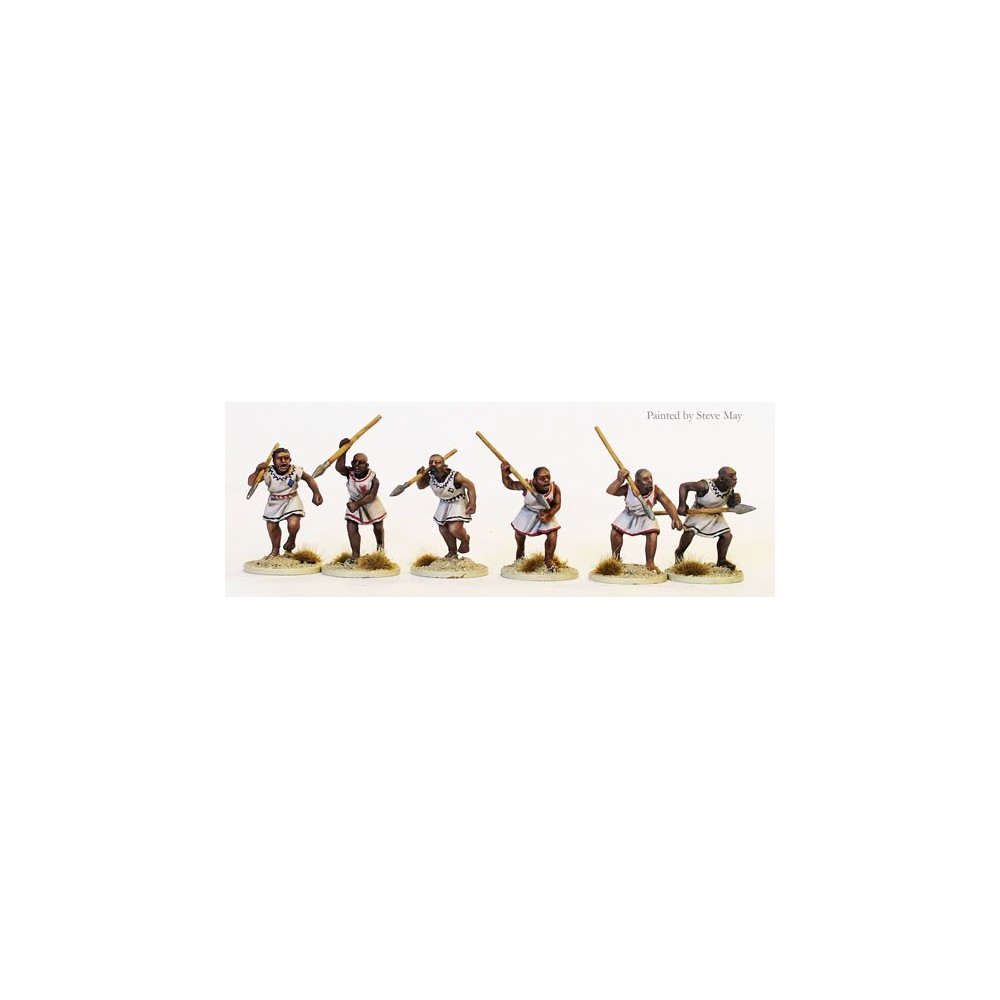 Nile Arab spearmen attacking