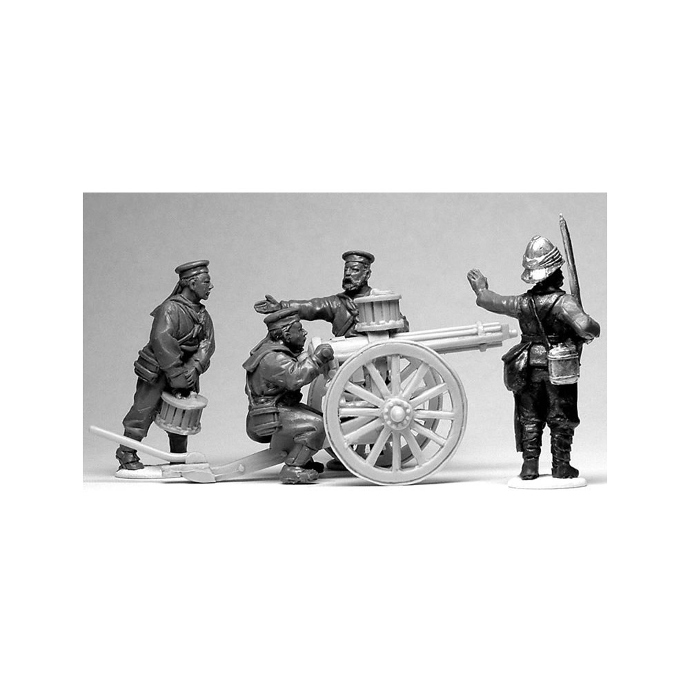 Gatling gun and Naval Brigade crew