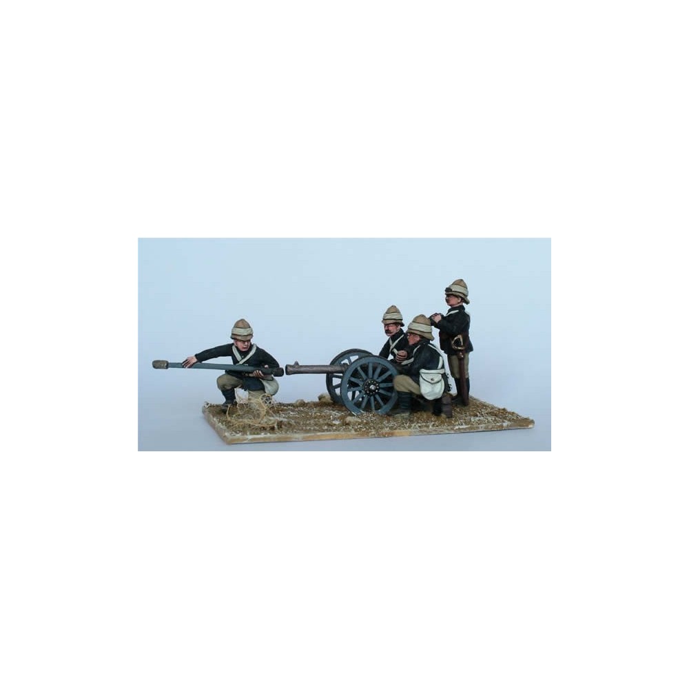 7 pounder Screw-gun and crew