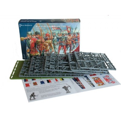 Plastic Wars of the Roses Infantry (bows and bills