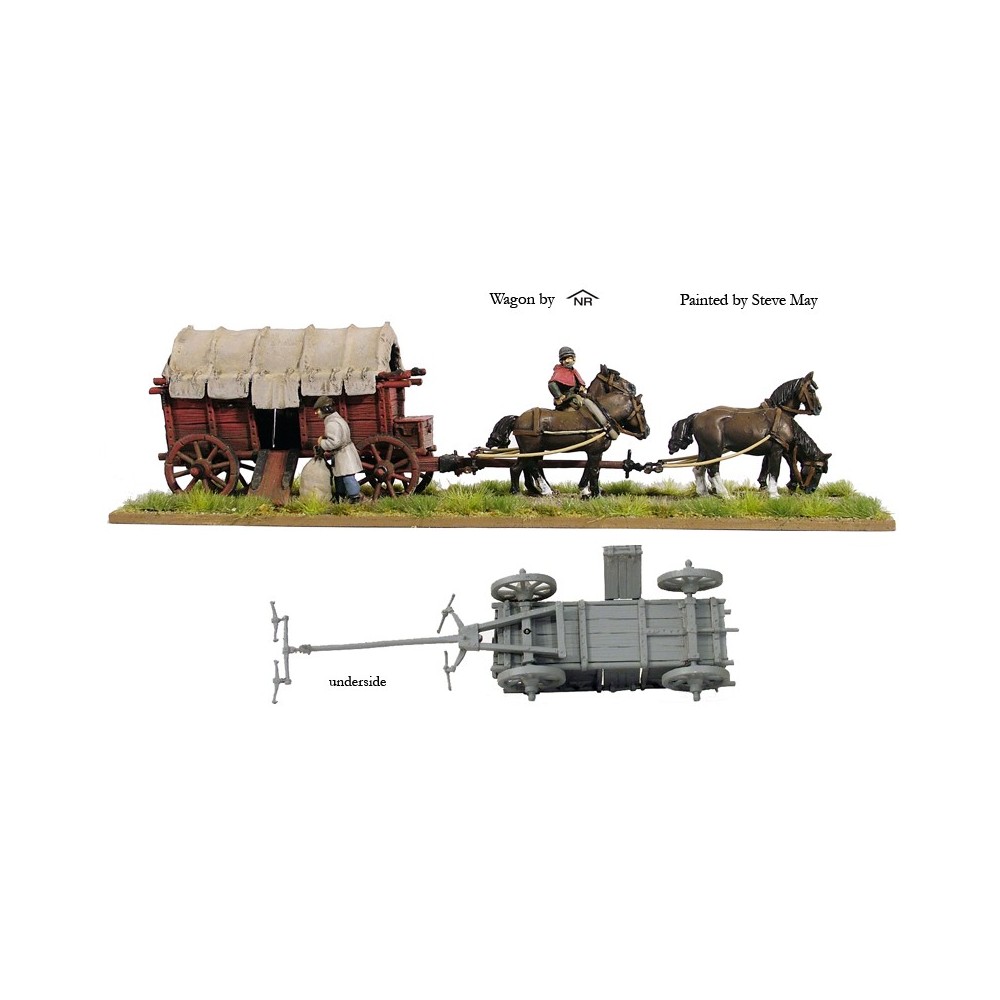 Covered supply wagon