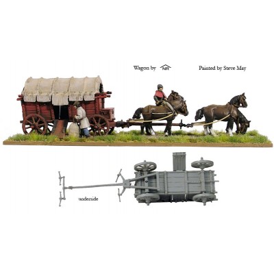 Covered supply wagon