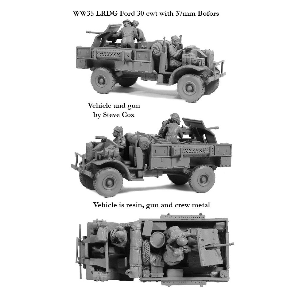 LRDG Ford 30cwt with Bofors AT