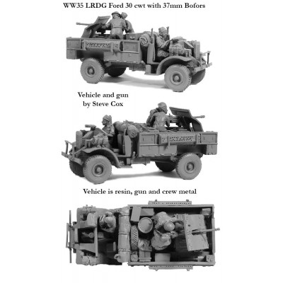 LRDG Ford 30cwt with Bofors AT