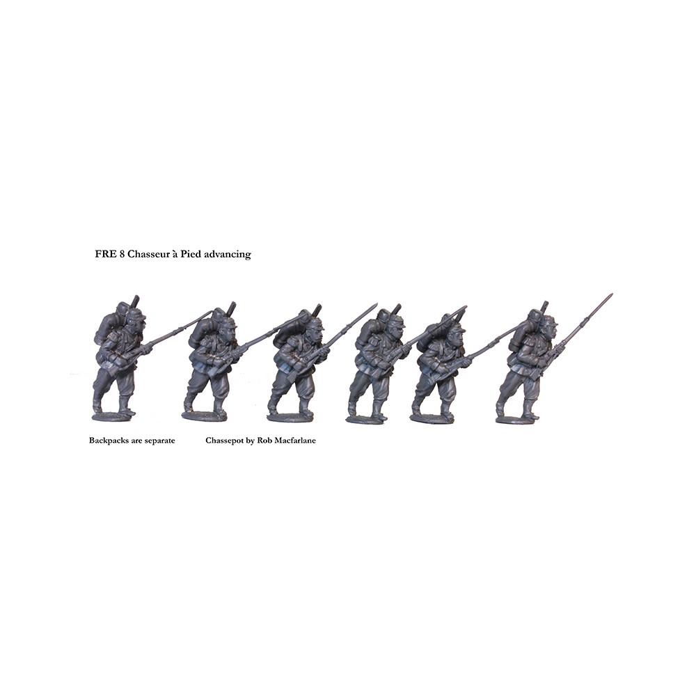 French Chasseurs a Pied advancing