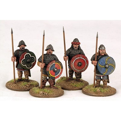 Carolingian Hearthguard On Foot