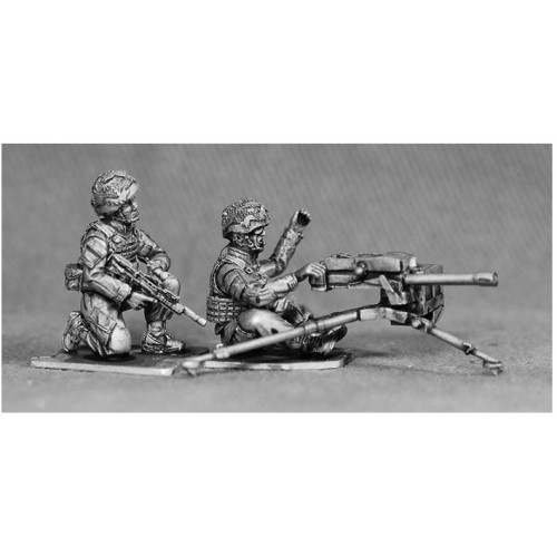 Mk19 grenade launcher and crew