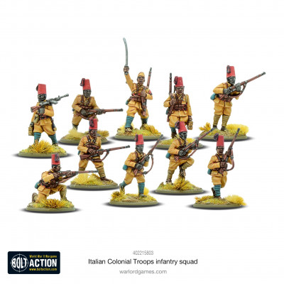 Italian Colonial Troops Infantry Squad