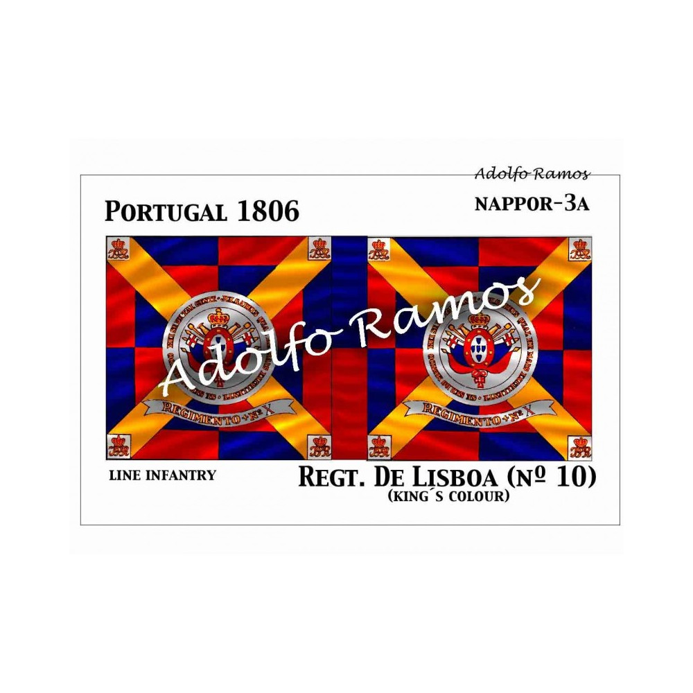 Regimiento de Lisboa (nº10) (King s Colours)