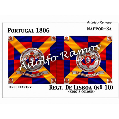 Regimiento de Lisboa (nº10) (King s Colours)