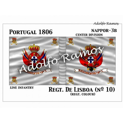 Regimiento de Lisboa (nº10) (Regiment Colours)