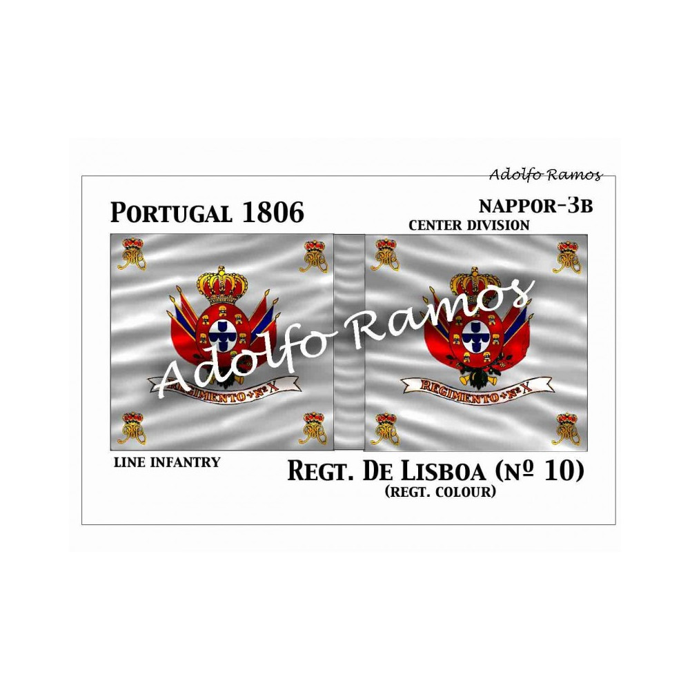 Regimiento de Lisboa (nº10) (Regiment Colours)