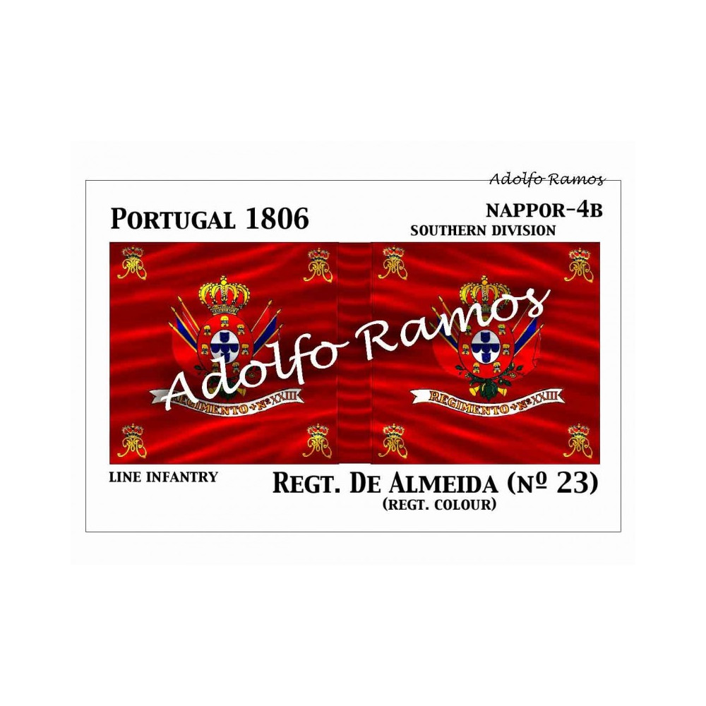 Regimiento de Almeida (nº23) (Regiment Colours)