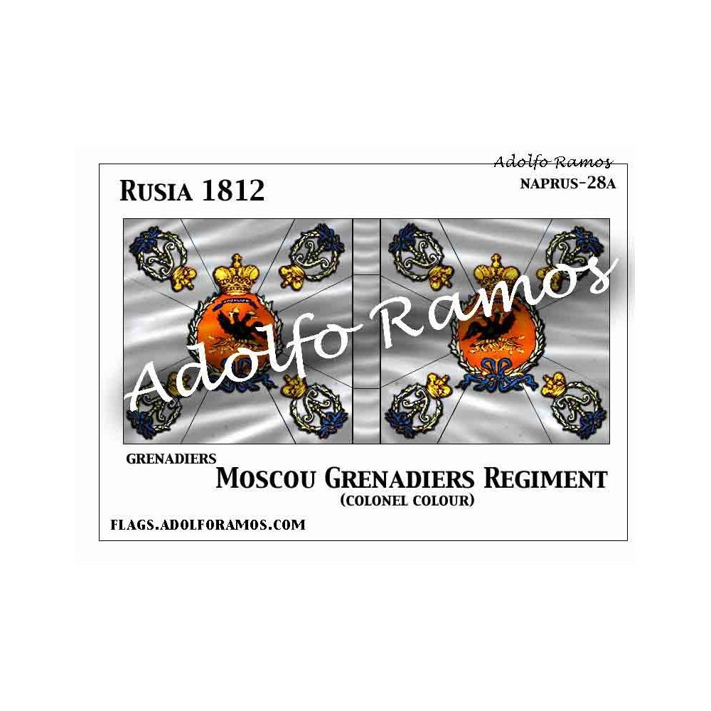 Moscou Grenadier Regiment (Colonel colours)