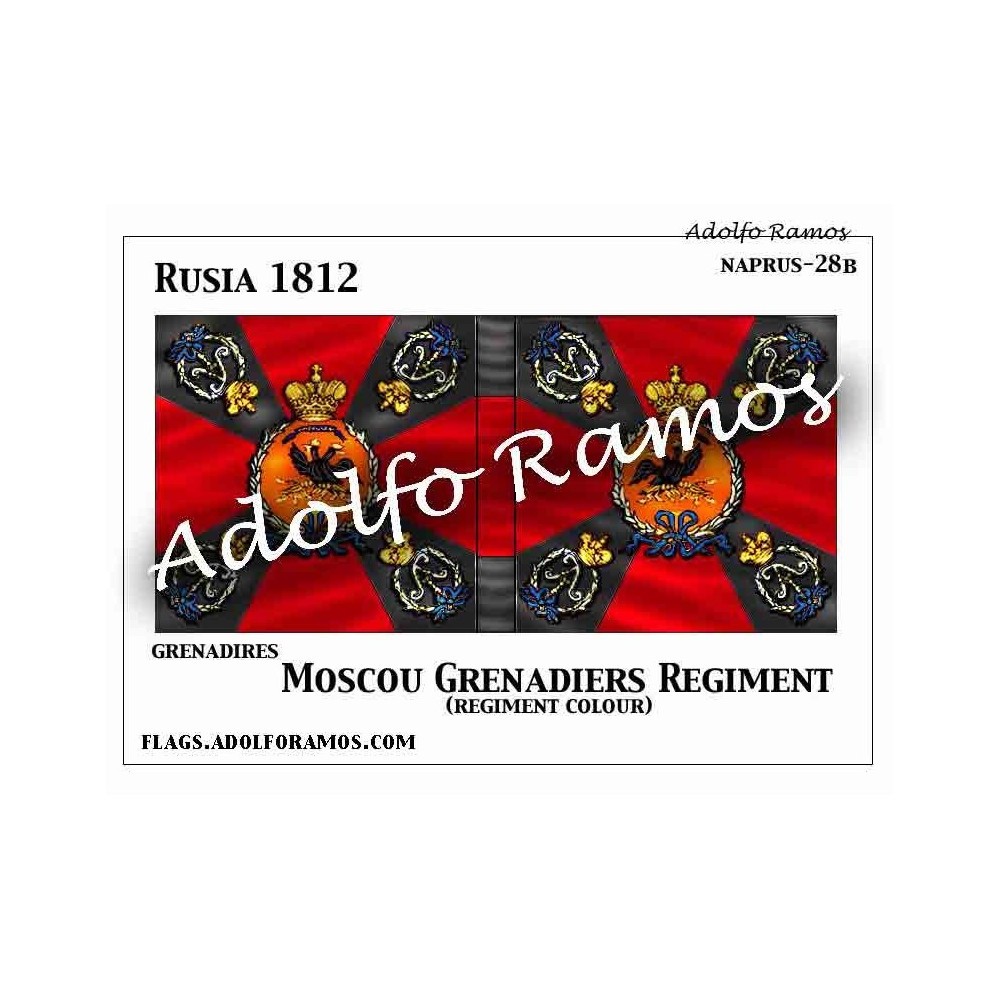 Moscou Grenadier Regiment (Regiment colours)