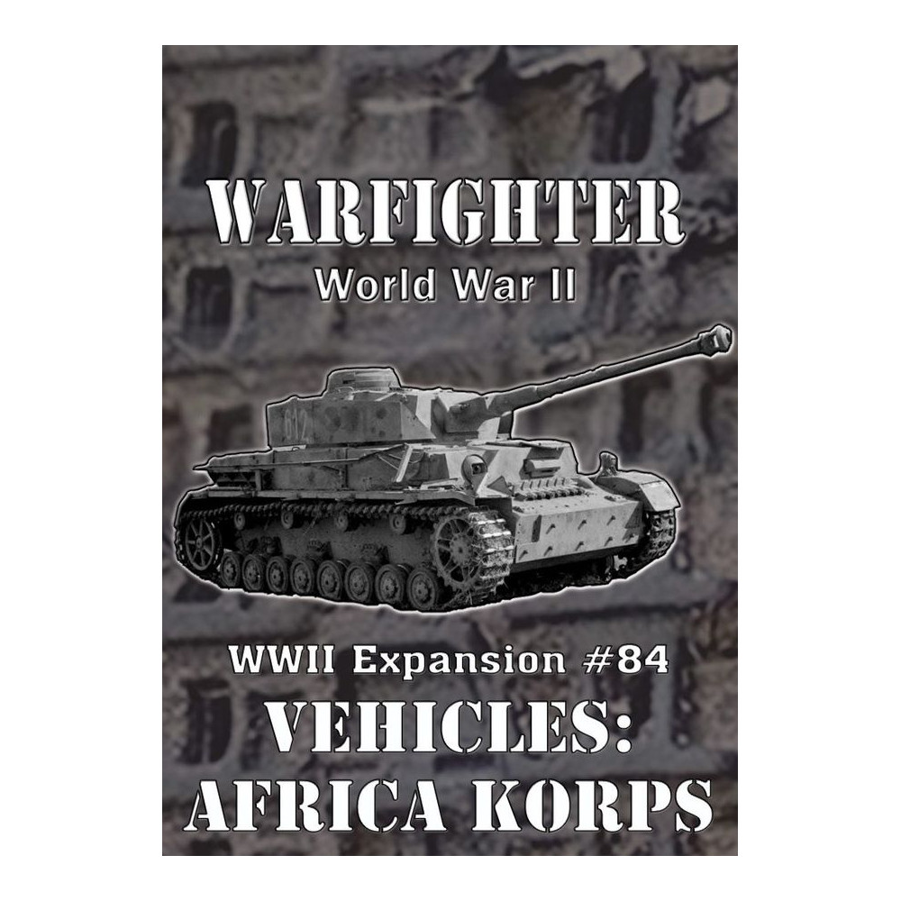 Warfighter North Africa Exp 84 Afrika Korps (Vehicles)