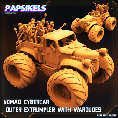 Nomad cybercar outer extrumpler + war dudes