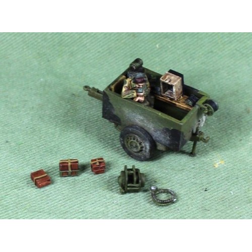 British Airborne Radio trailer and signals kits