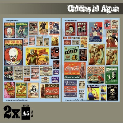 Calcas al agua - Posters Vintage