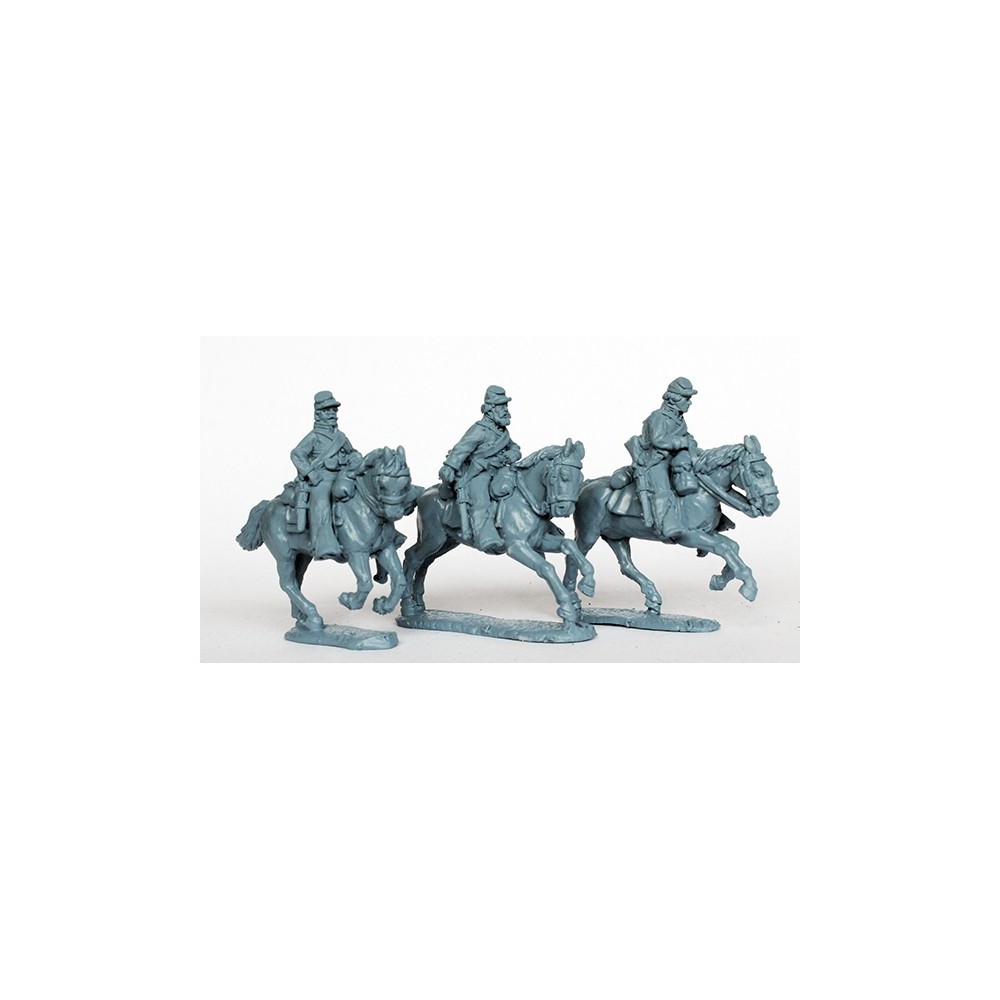 Union cavalry galloping no weapon in hands