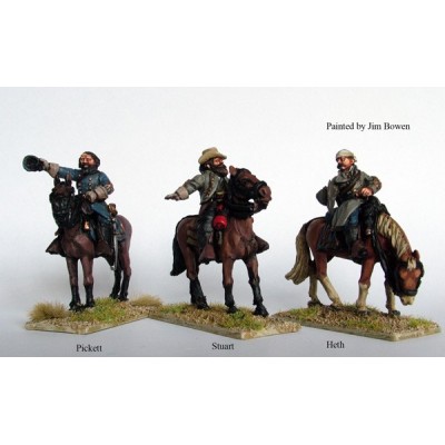 Confederate Mounted Commanders