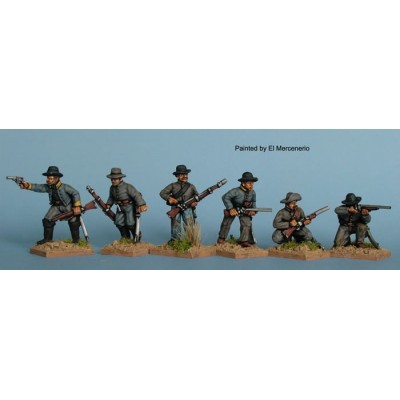 DisMoun.Confederate cavalry skirmishing